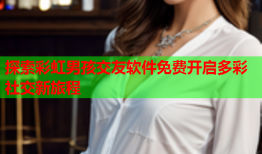 探索彩虹男孩交友软件免费开启多彩社交新旅程