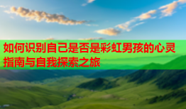 如何识别自己是否是彩虹男孩的心灵指南与自我探索之旅