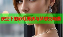 夜空下的彩虹男孩与梦想交响曲