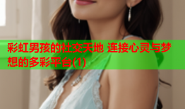 彩虹男孩的社交天地 连接心灵与梦想的多彩平台(1)