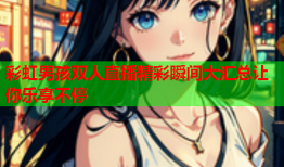 彩虹男孩双人直播精彩瞬间大汇总让你乐享不停
