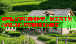 探索彩虹男孩直播世界，发现属于你的精彩时刻与志趣相投的朋友