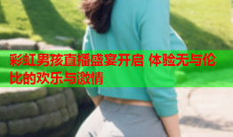 彩虹男孩直播盛宴开启 体验无与伦比的欢乐与激情