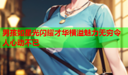 男孩如星光闪耀才华横溢魅力无穷令人心动不已