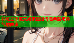 彩虹之下抗艾男孩直播传递希望与勇气的故事
