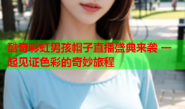 酷奇彩虹男孩帽子直播盛典来袭 一起见证色彩的奇妙旅程
