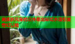 男孩折元宝时意外喷出彩虹水流引发奇幻冒险