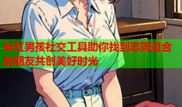彩虹男孩社交工具助你找到志同道合的朋友共创美好时光