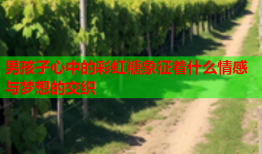 男孩子心中的彩虹糖象征着什么情感与梦想的交织