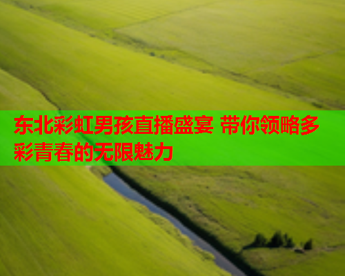 东北彩虹男孩直播盛宴 带你领略多彩青春的无限魅力