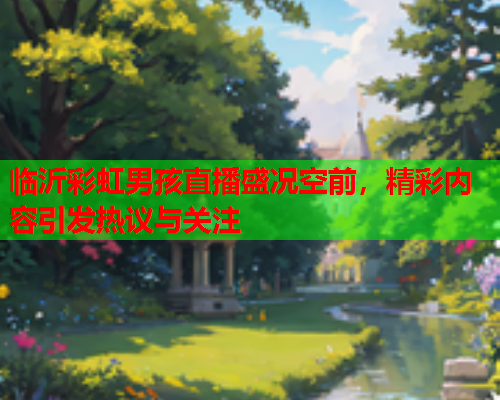 临沂彩虹男孩直播盛况空前，精彩内容引发热议与关注