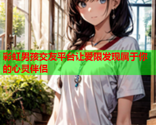 彩虹男孩交友平台让爱限发现属于你的心灵伴侣