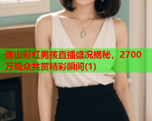 唐山彩虹男孩直播盛况揭秘，2700万观众共赏精彩瞬间(1)
