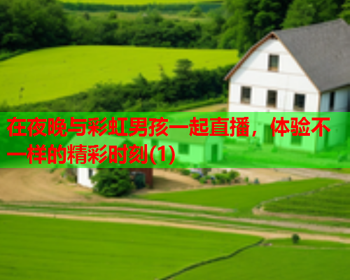 在夜晚与彩虹男孩一起直播，体验不一样的精彩时刻(1)