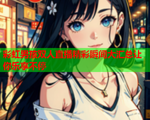 彩虹男孩双人直播精彩瞬间大汇总让你乐享不停