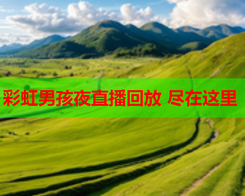 彩虹男孩夜直播回放 尽在这里