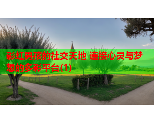 彩虹男孩的社交天地 连接心灵与梦想的多彩平台(1)