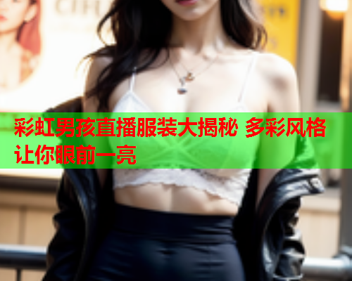 彩虹男孩直播服装大揭秘 多彩风格让你眼前一亮