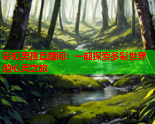 彩虹男孩直播间：一起探索多彩世界的心灵之旅