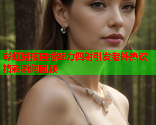 彩虹男孩直播魅力四射引发老外热议精彩瞬间回顾