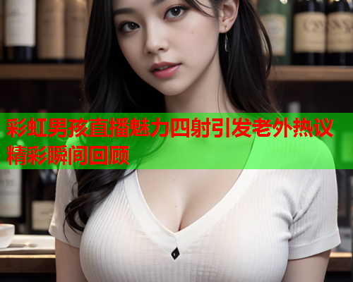 彩虹男孩直播魅力四射引发老外热议精彩瞬间回顾