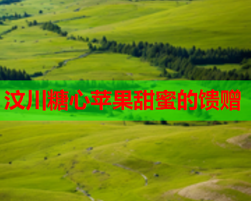 汶川糖心苹果甜蜜的馈赠