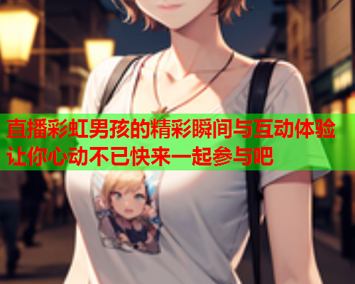 直播彩虹男孩的精彩瞬间与互动体验让你心动不已快来一起参与吧