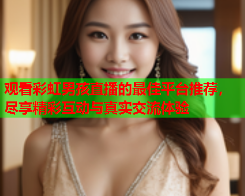 观看彩虹男孩直播的最佳平台推荐，尽享精彩互动与真实交流体验