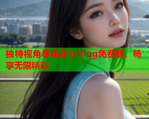 独特视角尽在糖心Vlog免费版，畅享无限精彩