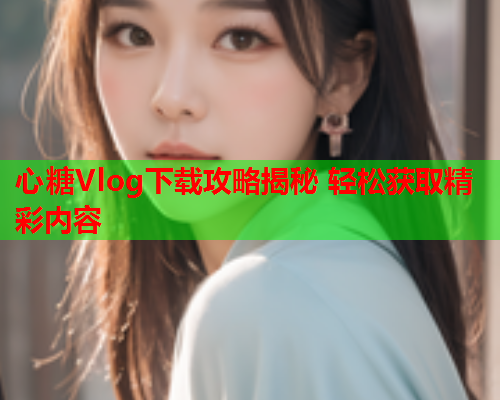心糖Vlog下载攻略揭秘 轻松获取精彩内容