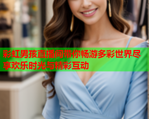 彩虹男孩直播间带你畅游多彩世界尽享欢乐时光与精彩互动