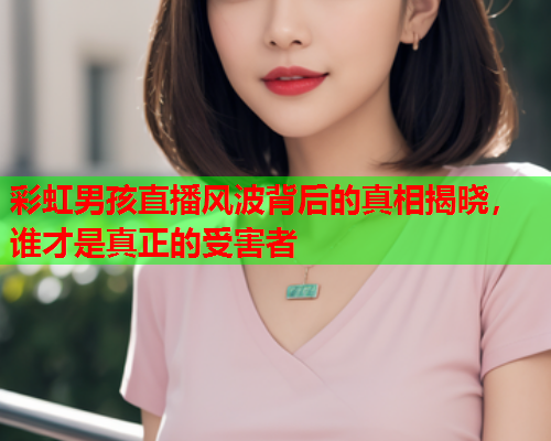 彩虹男孩直播风波背后的真相揭晓，谁才是真正的受害者