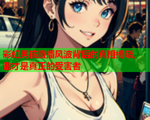 彩虹男孩直播风波背后的真相揭晓，谁才是真正的受害者