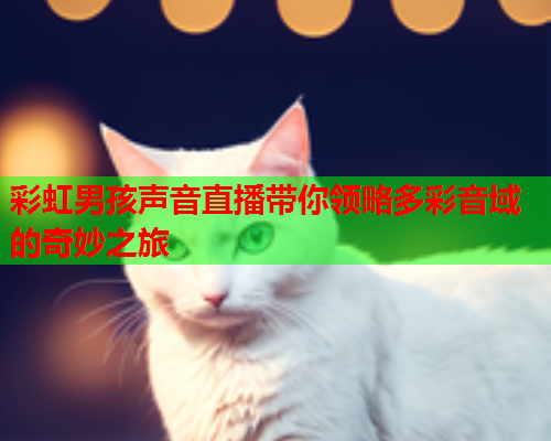 彩虹男孩声音直播带你领略多彩音域的奇妙之旅