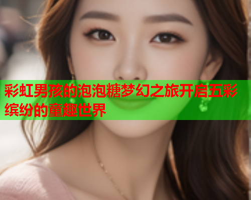 彩虹男孩的泡泡糖梦幻之旅开启五彩缤纷的童趣世界