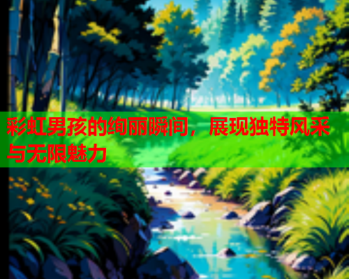 彩虹男孩的绚丽瞬间，展现独特风采与无限魅力