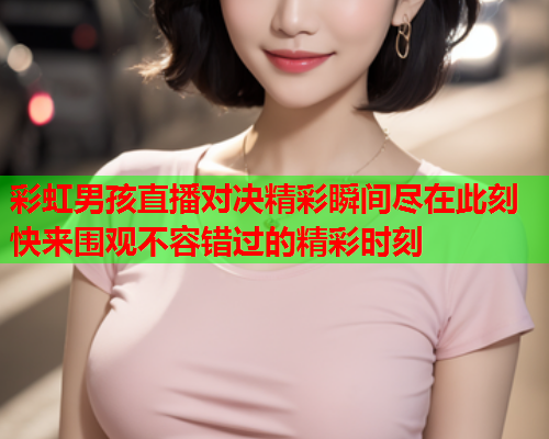 彩虹男孩直播对决精彩瞬间尽在此刻快来围观不容错过的精彩时刻