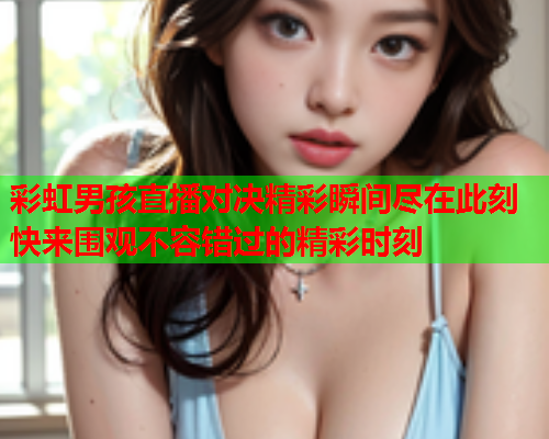 彩虹男孩直播对决精彩瞬间尽在此刻快来围观不容错过的精彩时刻