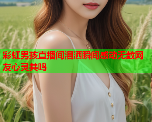 彩虹男孩直播间泪洒瞬间感动无数网友心灵共鸣