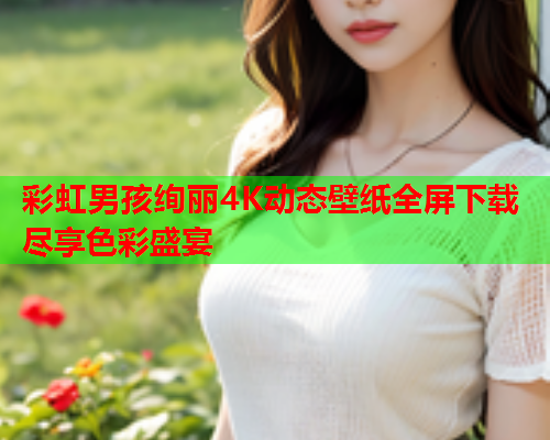 彩虹男孩绚丽4K动态壁纸全屏下载尽享色彩盛宴