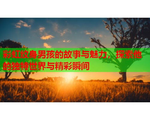 彩虹纹身男孩的故事与魅力，探索他的独特世界与精彩瞬间