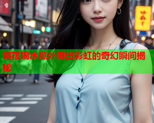 男孩喝水意外喷出彩虹的奇幻瞬间揭秘