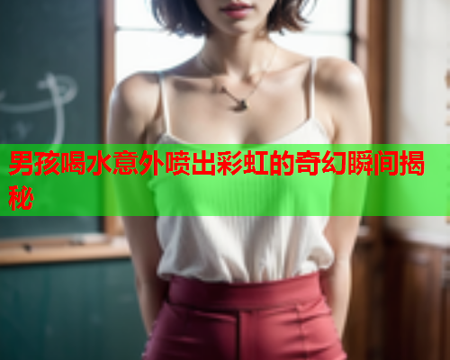 男孩喝水意外喷出彩虹的奇幻瞬间揭秘