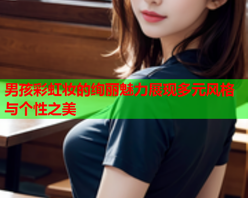 男孩彩虹妆的绚丽魅力展现多元风格与个性之美