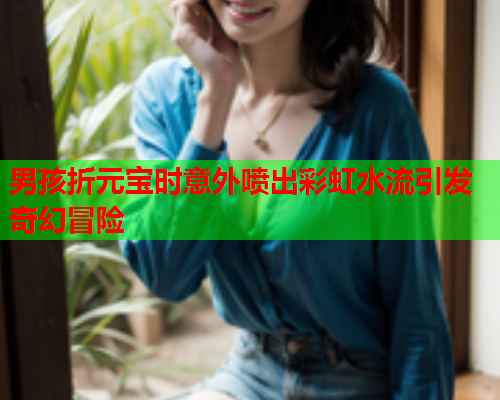 男孩折元宝时意外喷出彩虹水流引发奇幻冒险
