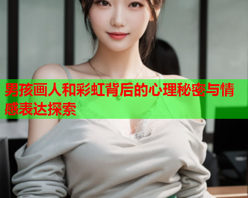 男孩画人和彩虹背后的心理秘密与情感表达探索