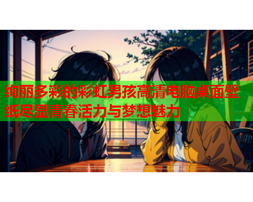 绚丽多彩的彩虹男孩高清电脑桌面壁纸尽显青春活力与梦想魅力